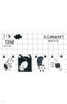 Набор закладок магнитных Котики, 4 штуки, в ассортименте Набор закладок магнитных Котики, 4 штуки, в ассортименте