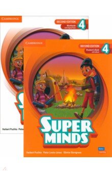 Super Minds. 2nd Edition. Level 4. Student's Book + Workbook