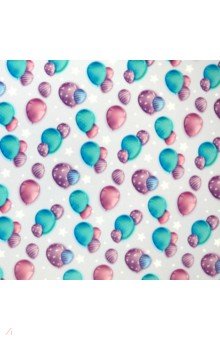 Бумага упаковочная Воздушные шарики Бумага упаковочная Воздушные шарики