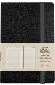 Ежедневник недатированный Joy Book. Черный агат, 136 листов, А6 Ежедневник недатированный Joy Book. Черный агат, 136 листов, А6