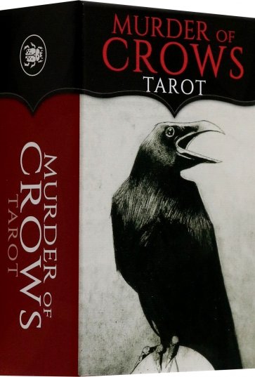 Таро мини Ворон Смерти. Mini Tarot Murder of Crows, 78 карт