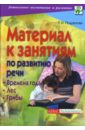 Материал к занятиям по развитию речи. Времена года. Лес. Грибы