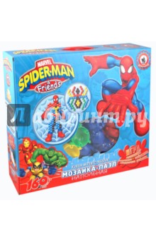 Настольная игра Spiderman / Спайдер Мен Мозаика напольная (00-204) 160 элементов