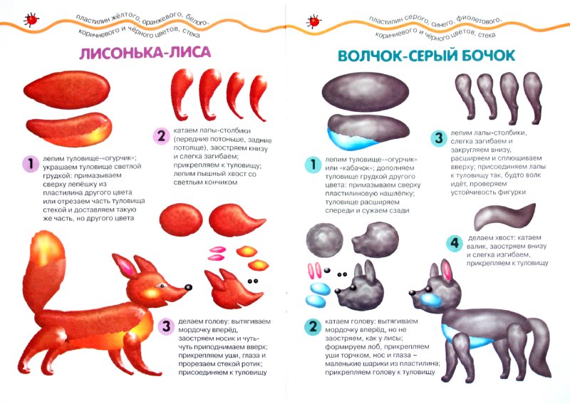 Схема для лепки