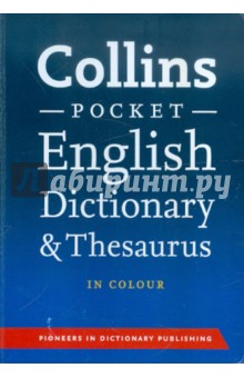 Collins Pocket Dictionary and Thesaurus