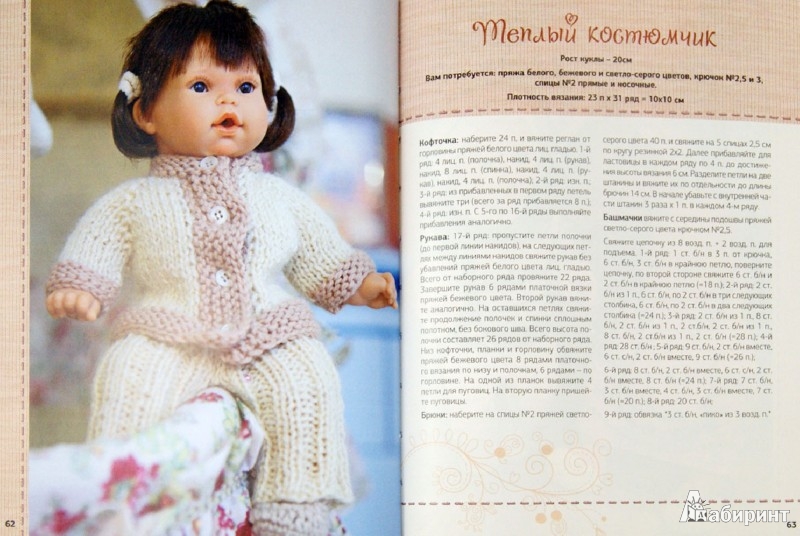 Вязание спицами одежды для кукол Вязание спицами одежды для кукол