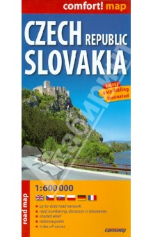  Czech Republic. Slovakia. 1:600 000