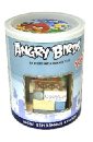 Настольная игра Набор деревянных кубиков Angry Birds в банке. 100 штук. (Т56247)