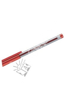  Шариковая ручка "Ball, F" 0,3 мм, красный (432F-2)