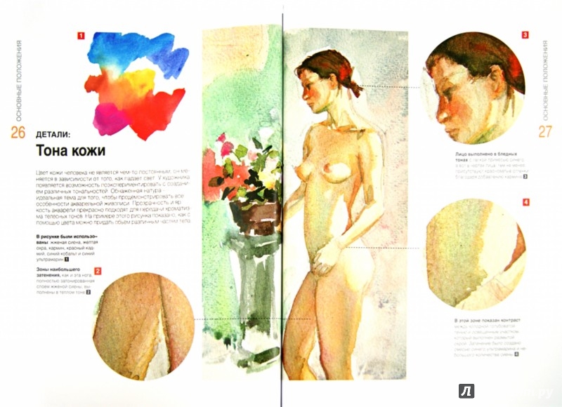 Рисунок кожа акварель Рисунок кожа акварель
