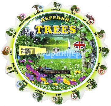 Тематический словарь "Trees. Деревья"