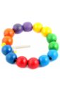  Бусы: Радуга, шары цветные, 14 штук (Д-537)