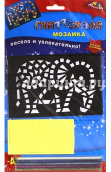 Мозаика глиттерная А 6 "Слон" (С 2615-04)