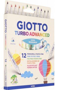 Набор фломастеров Giotto Turbo С olor, 12 цветов (426000)
