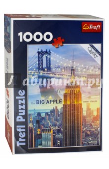 Puzzle-1000 "Нью-Йорк на рассвет-коллаж" (10393)