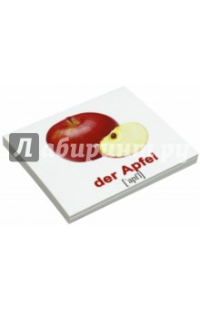 Комплект карточек Мини-20 "Obst und Gemuse /Фрукты" (немецкий язык)