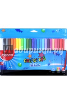 Фломастеры "Color'peps Ocean" (24 цвета) (845722)