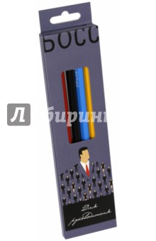 Набор карандашей чернографитных "БОСС" (6 штук) (СК 555/6)