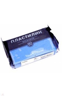 Пластилин восковой (60 гр, голубой) (34-0020/24)