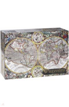 Puzzle-500 Древняя карта мира (KBPZ500-7698)