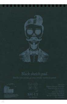 Альбом "Authentic Black" (20 черных листов, А 5, спираль) (5EB-20TS/BLACK)
