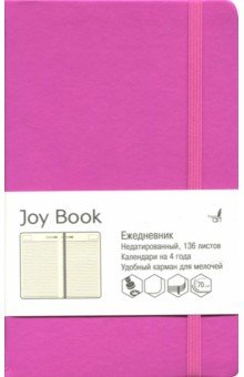 Ежедневник недатированный "Joy Book" (А 5, 136 листов, лилово-розовый) (ЕКДБ 51913605)