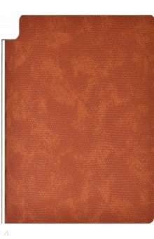 Бизнес-блокнот "Снейк" (98 листов, А 5, коричневый) (47609)