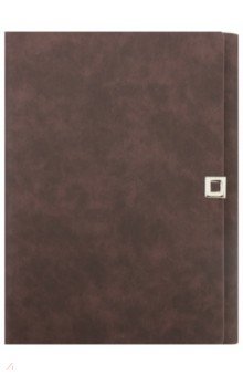 Ежедневник-органайзер недатированный "Нубук" (120 листов, А 5+, тёмно-коричневый) (47701)