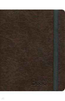 Бизнес-блокнот "Шевро" (176 листов, А 4, коричневый) (47595)