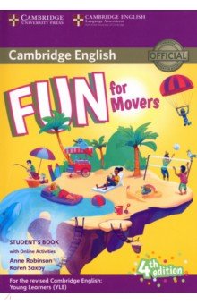 Fun for Movers. 4 Edition. Student's Book + Online Activities + Online Downloadable audio file