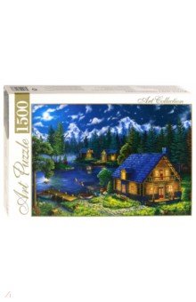 Artpuzzle-1500 "Дом у лунного озера" (ХАП 1500-4463)