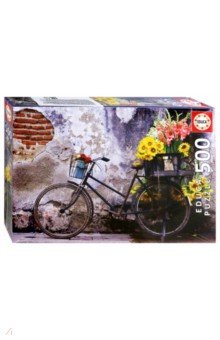 Пазл-500 "Велосипед с цветами" (17988)