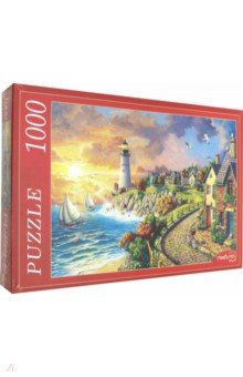 Puzzle-1000 "МАЯК У МОРЯ" (Ф 1000-6782)