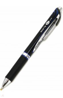 Ручка гелевая автоматические "Energel Permanent" синяя (BLP77-C)
