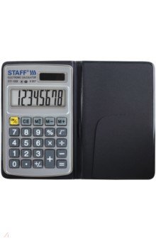Калькулятор карманный (8 разрядов, металлический корпус) (STF-1008 (250115)