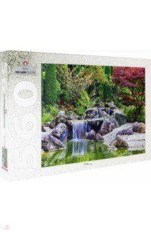 Step Puzzle-560 "Каскадный водопад в японском саду" (78103)