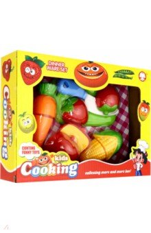 Набор пластиковых фруктов, ягод и овощей (3779)