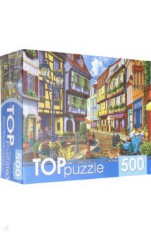 TOPpuzzle-500 "Европейская улочка" (ХТП 500-6824)