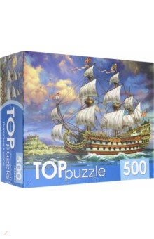 TOPpuzzle-500 "Парусник в море" (ХТП 500-6831)