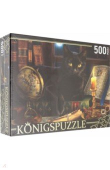 Puzzle-500 "Кот и свеча" (ХК 500-6306)