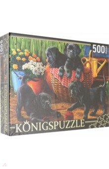 Puzzle-500 "Щенки лабрадора" (ХК 500-6308)