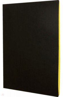 Тетрадь "In Black. Желтый" (80 листов, А 4-, клетка, искуственная кожа) (ТКИБ 4804523)