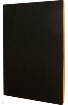 Тетрадь "In Black. Оранжевый" (80 листов, А 4-, клетка, искуственная кожа) (ТКИБ 4804520)