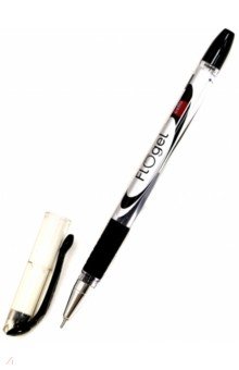 Ручка гелевая 0. 5 мм "FLO GEL" черная (813593)