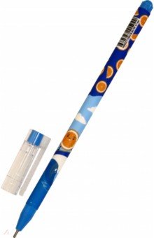 Ручка масляная Happy Fruit, синяя, в ассортименте Ручка масляная Happy Fruit, синяя, в ассортименте