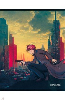 Тетрадь Анимэ и мегаполис, 48 листов, клетка, в ассортименте Тетрадь Анимэ и мегаполис, 48 листов, клетка, в ассортименте