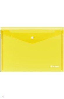 Папка-конверт на кнопке No Secret, желтый, А4 Папка-конверт на кнопке No Secret, желтый, А4