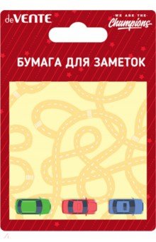 Клейкая бумага для заметок Champions, 30 листов, в ассортименте Клейкая бумага для заметок Champions, 30 листов, в ассортименте