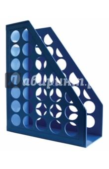 Лоток угловой для бумаг, вертикальный, 90 мм., синий Quartetto (20-4804 MF6800/4-04)