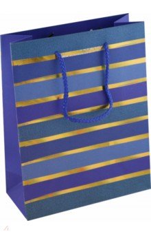 Пакет подарочный Waves and Stripes, в ассортименте deVENTE
